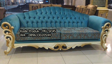 MU-SF45 Sofa Mewah Jok Blue