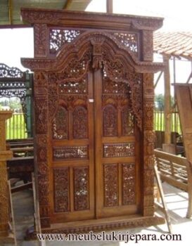 Pintu Rumah Ukiran Gebyok MU-PU04