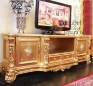 Buffet Tv Mewah Ukiran Gold MU-BD12