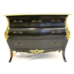 Drawer Bombay Klasik Black Gold MU-BD33