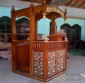 Mimbar Masjid Ukiran Jepara MU-M09