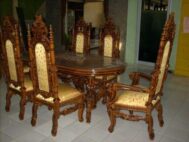 Jual Set Meja Kursi  Makan Raja Jepara MU-MM82