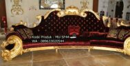 Sofa Ukiran Mewah Gold Red MU-SF44