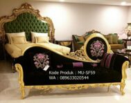 Kursi Sofa Santai Ukiran Kayu Gold MU-SF59