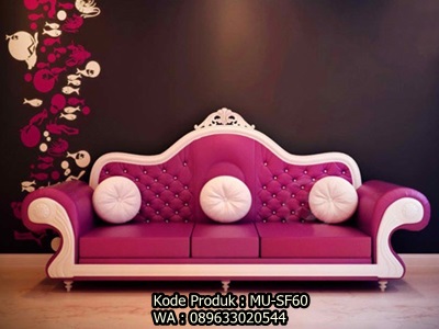 MU-SF60 Sofa Santai Cantik Jok Pink