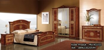 Set Tempat Tidur Desain Klasik MU-KS103